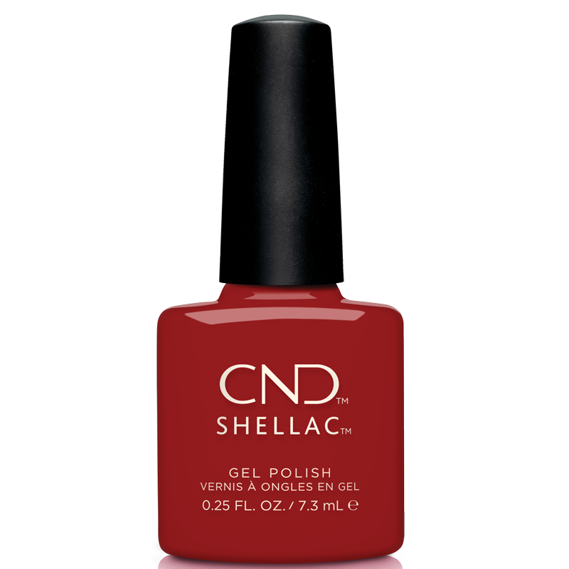 Shellac UV Polish Bordeaux Babe 7,3mL, CND, Cocktail Couture, Rouge