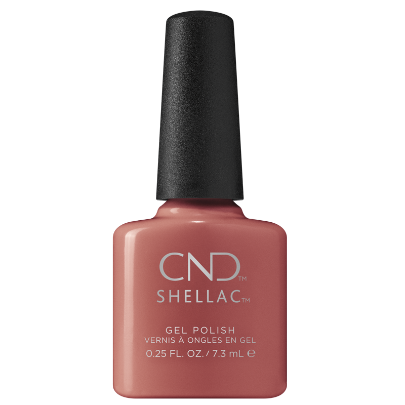 Shellac Vernis UV Terracotta Dreams #404 7.3mL, Mediterranean Dreams, rouge, brun, orange