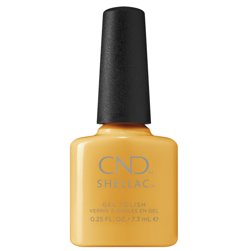 Shellac Vernis UV Limoncello #406 7.3mL, Mediterranean Dreams, jaune