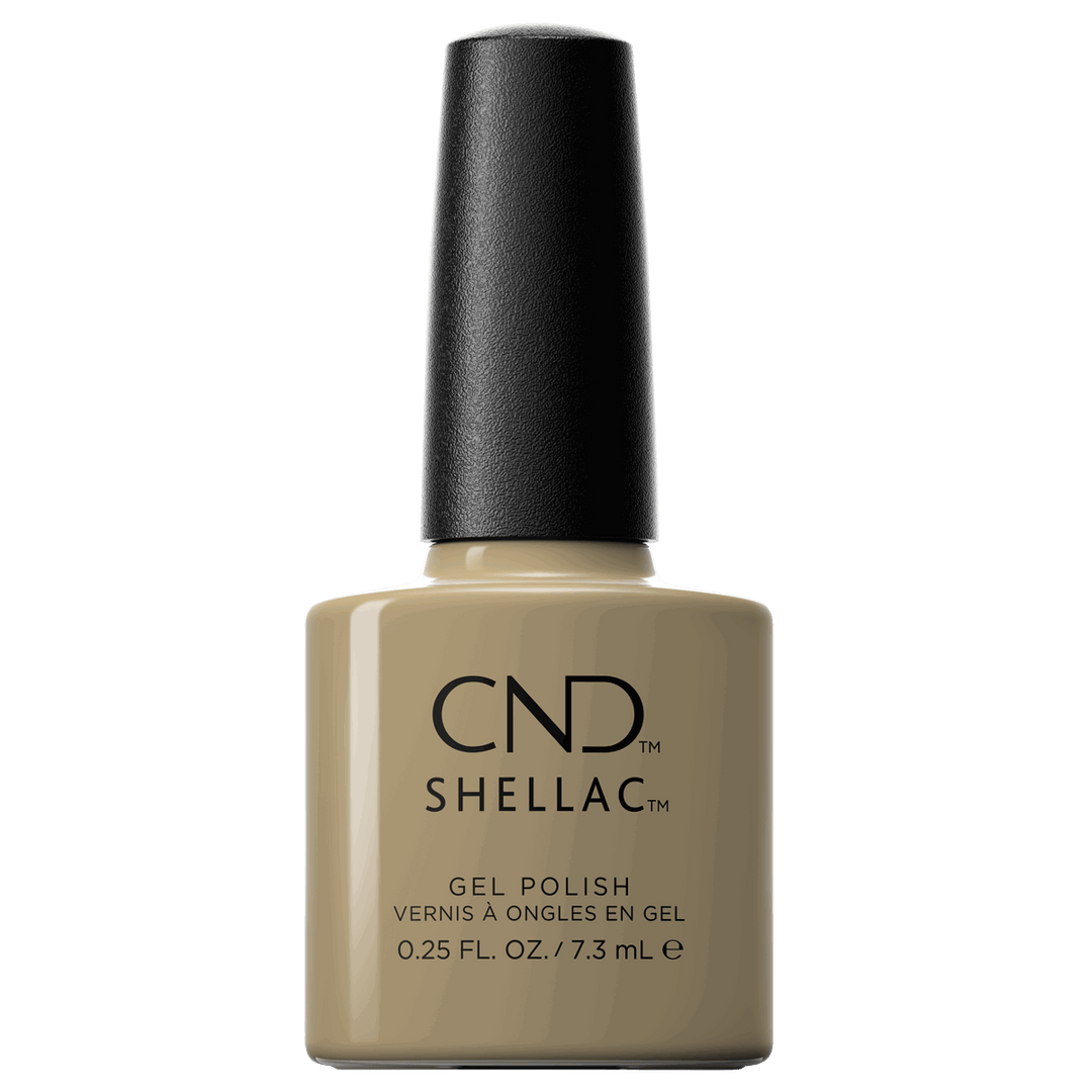 Shellac Vernis UV Gilded Sage #433 7.3mL, CND Color World collection, vert, gris