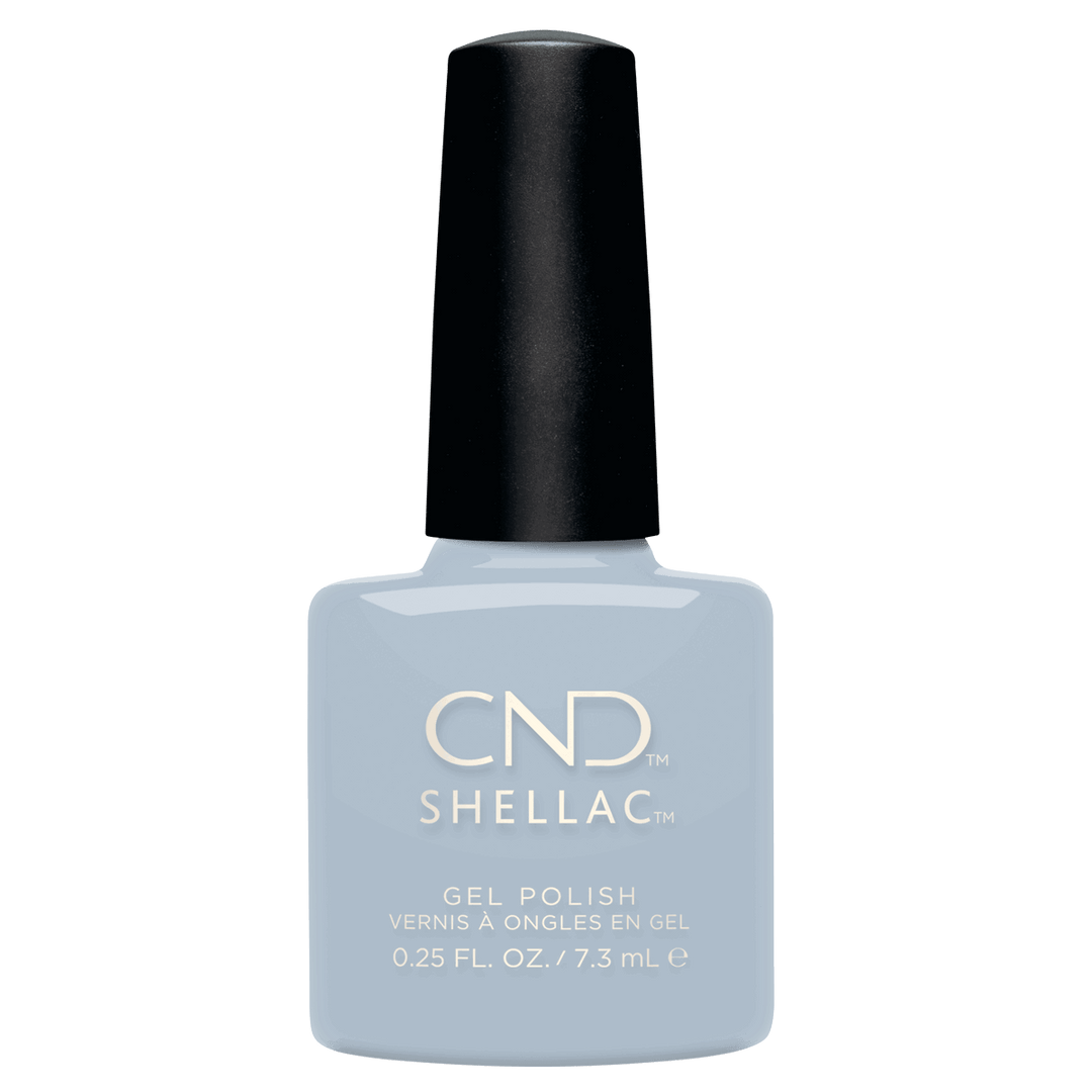 Shellac Vernis UV Climb to the Top-az #437 7.3mL, Shade Sense, bleu pastel, printemps 2023