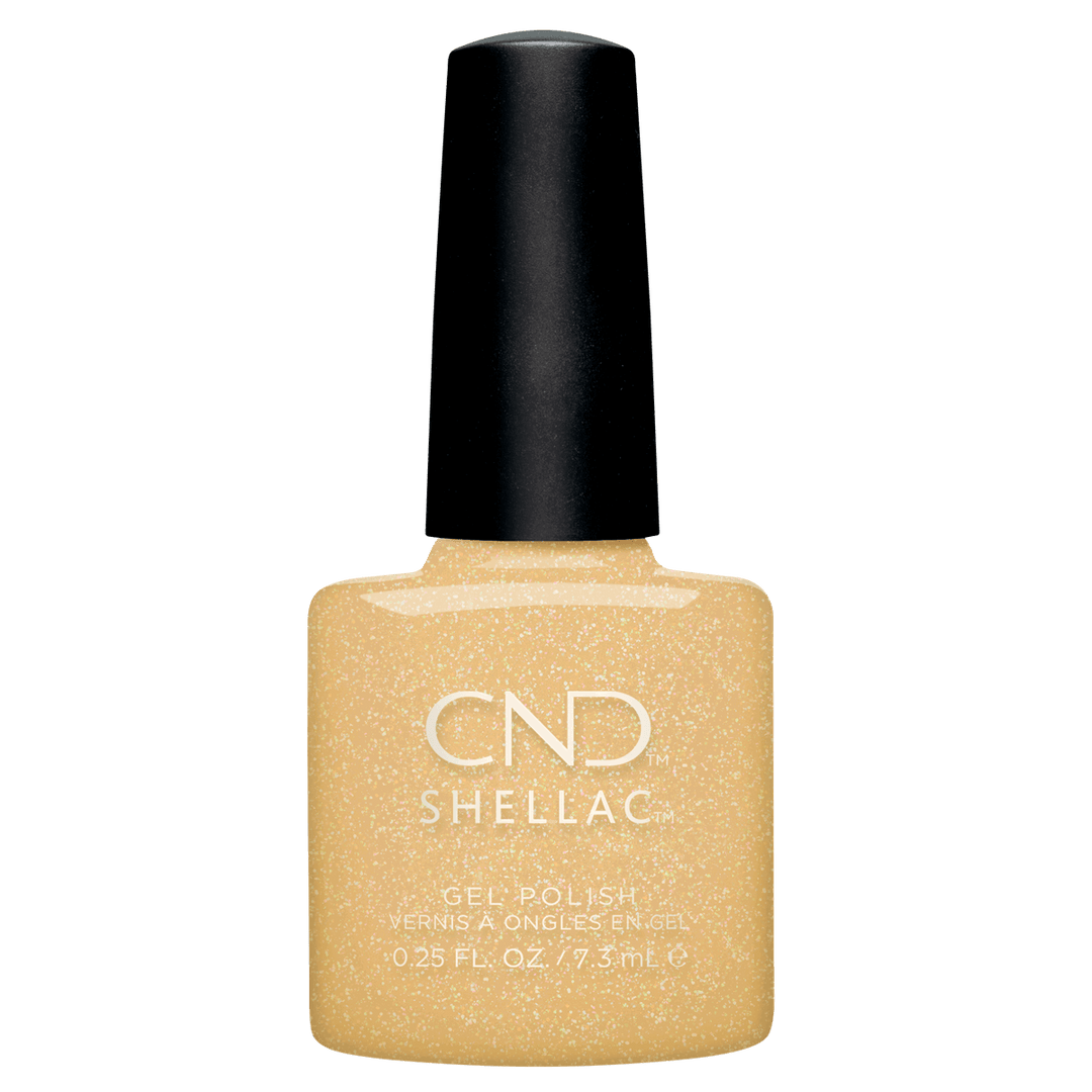 Shellac Vernis UV Seeing Citrine #440 7.3mL, Collection Shade Sense, Printemps 2023, Jaune, brillants