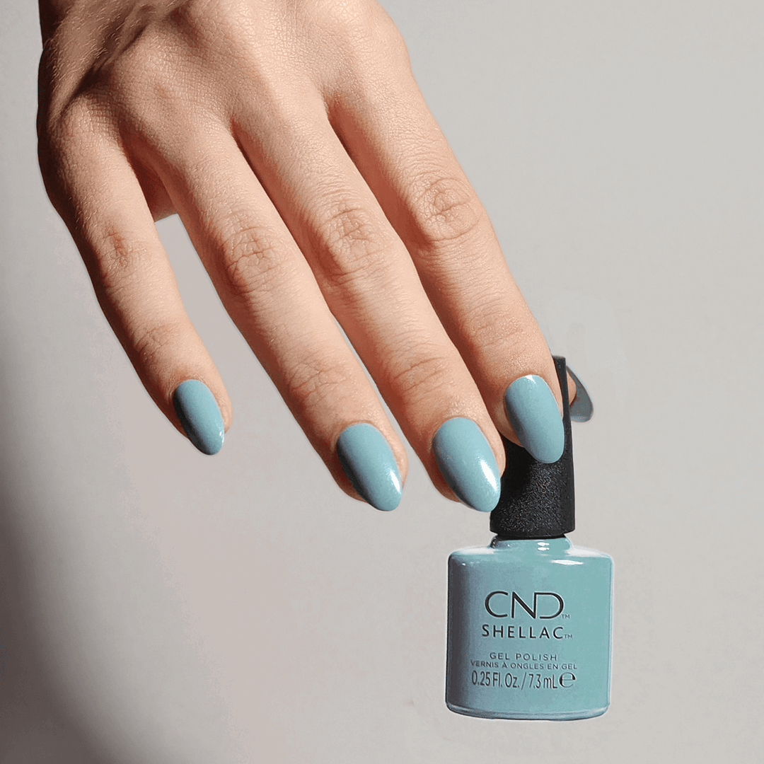 Shellac Vernis UV Teal Textile 