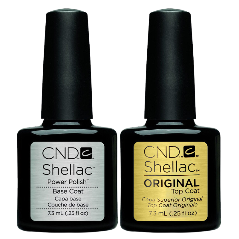 Shellac vernis UV combo Top et Base 7.3 ml