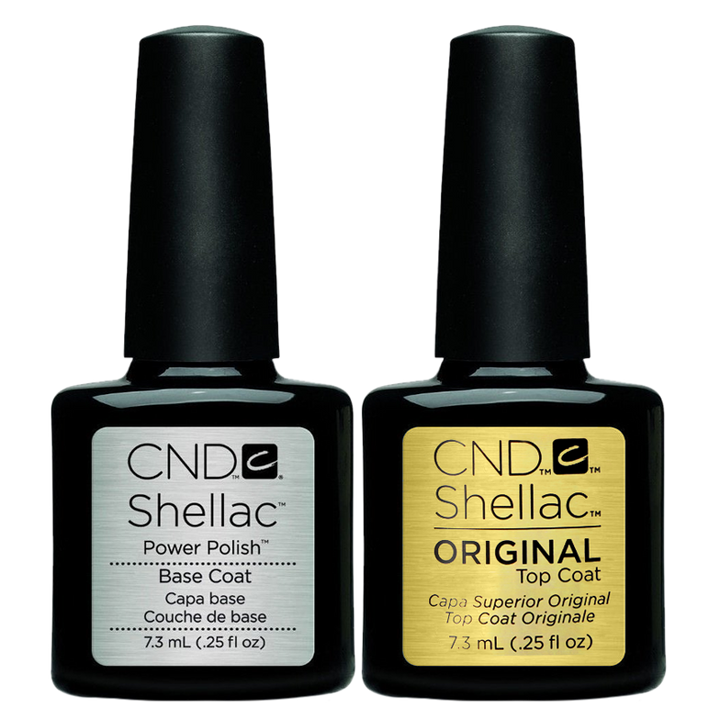 Shellac vernis UV combo Top et Base 7.3 ml