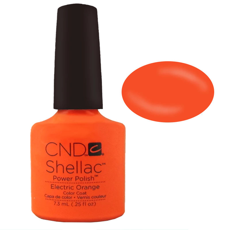 Shellac Vernis UV Electric Orange  7.3 mL