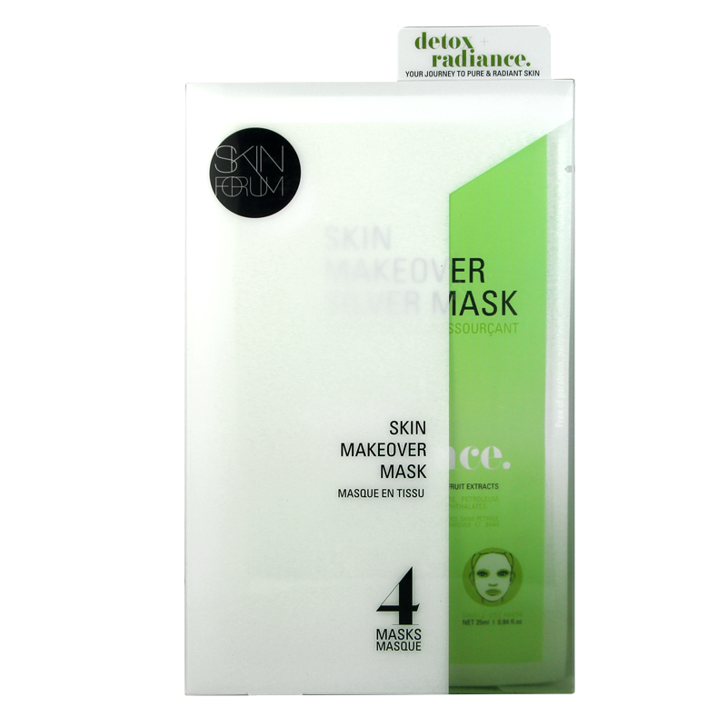 Skin Forum 4 Masques Hydratant - Detox + Radiance 