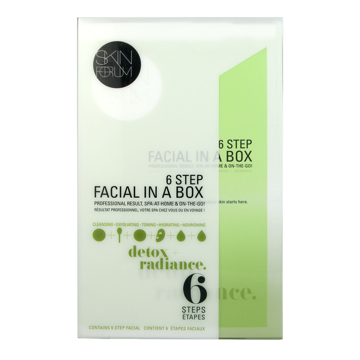 Skin Forum 1x6 Step Facial in a Box - Detox + Radiance