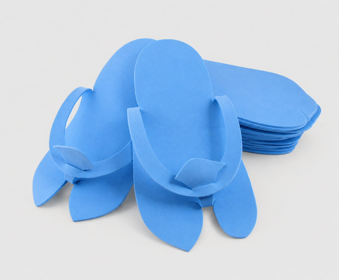 Sandales Pédicure Bleues (12 paires)
