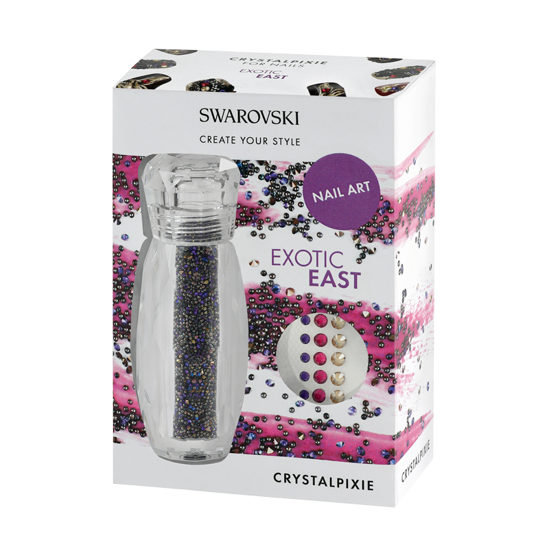 Swarovski Crystalpixie Petite Nail Box Exotic East 5g