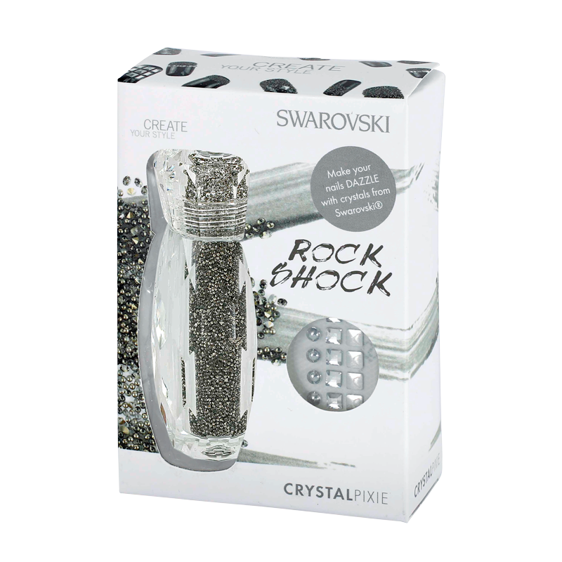 Swarovski Pierres Crystalpixie Petite Nail Box Rock Shock