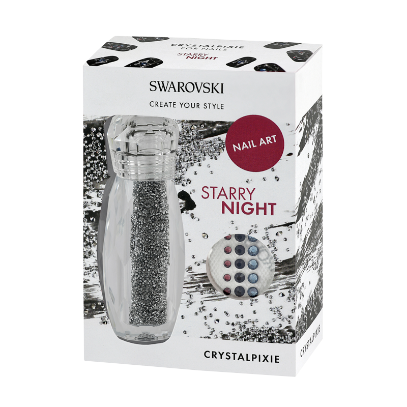 Swarovski Pierres Crystalpixie Petite Nail Box Starry Night