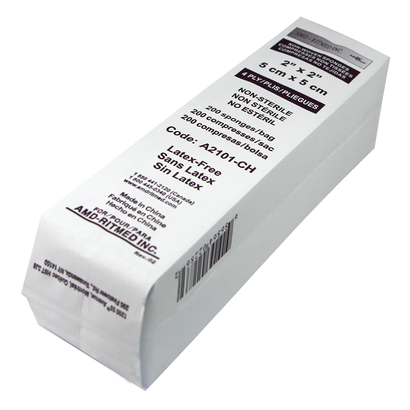 Tampon 2x2 AMD-Ritmed 4 Plis  200pcs