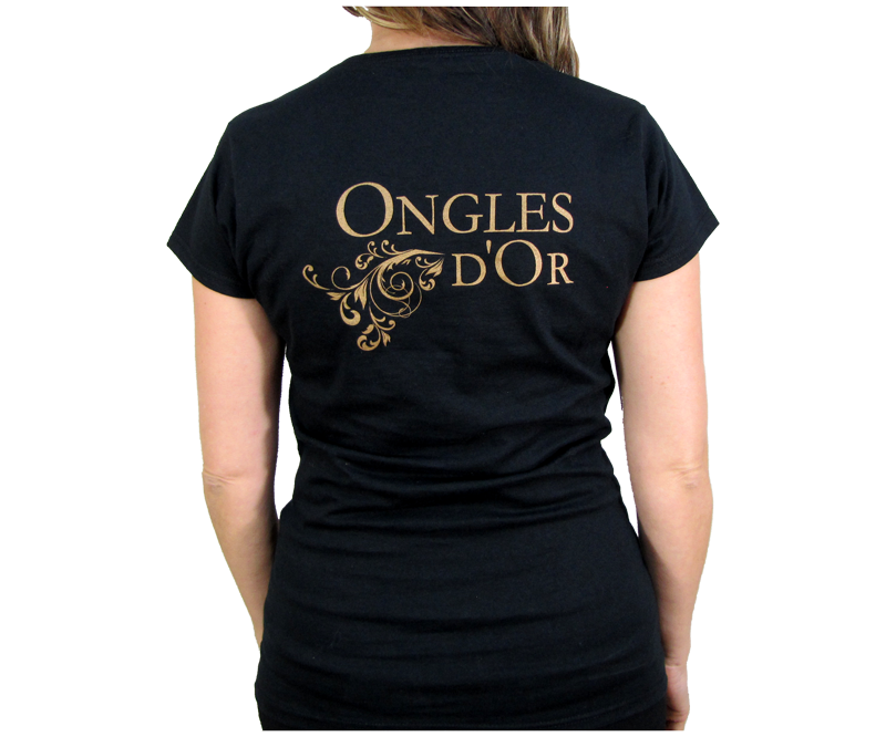 V-Neck T-Shirt - Ongles d&