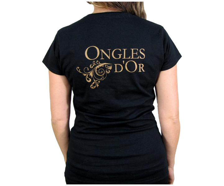 V-Neck T-Shirt - Ongles d&