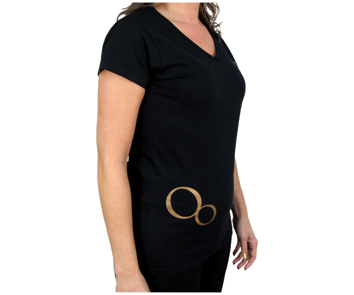 T-shirt noir Ongles d&