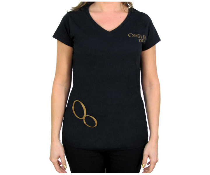V-Neck T-Shirt - Ongles d&