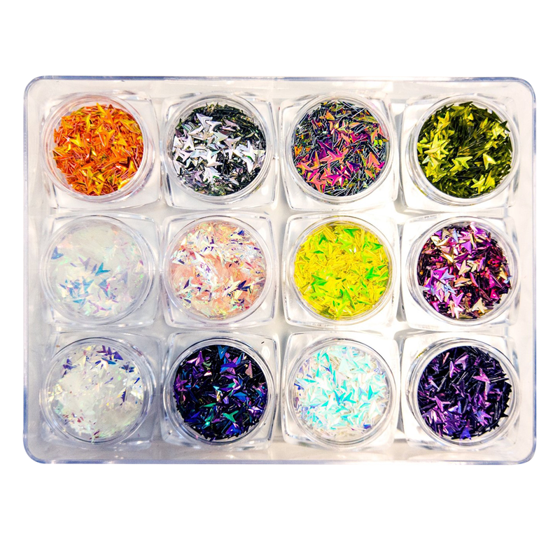 Valérie Ducharme Paillettes Holographiques Flèches