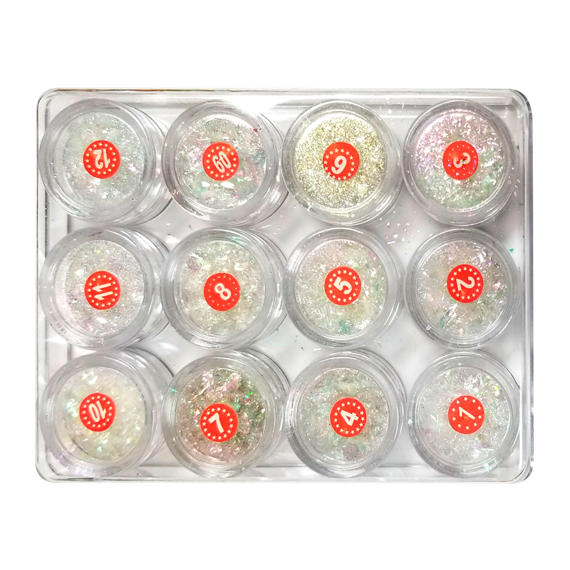 Valérie Ducharme Ensemble  Flocons Opal - 12 pcs