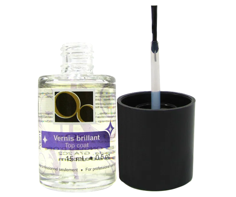 Top coat Vernis brillant transparent