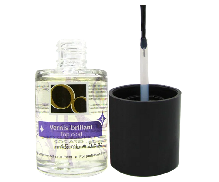 Top coat Vernis brillant transparent