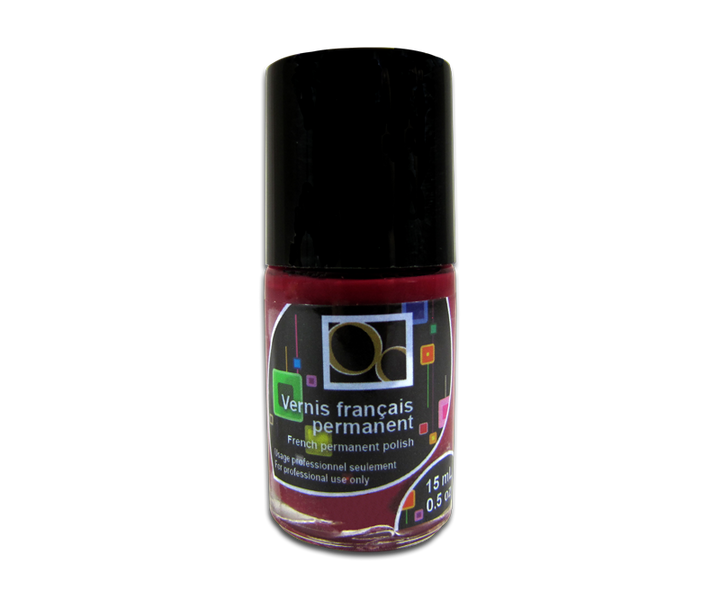 Vernis mat rouge Bordeaux 