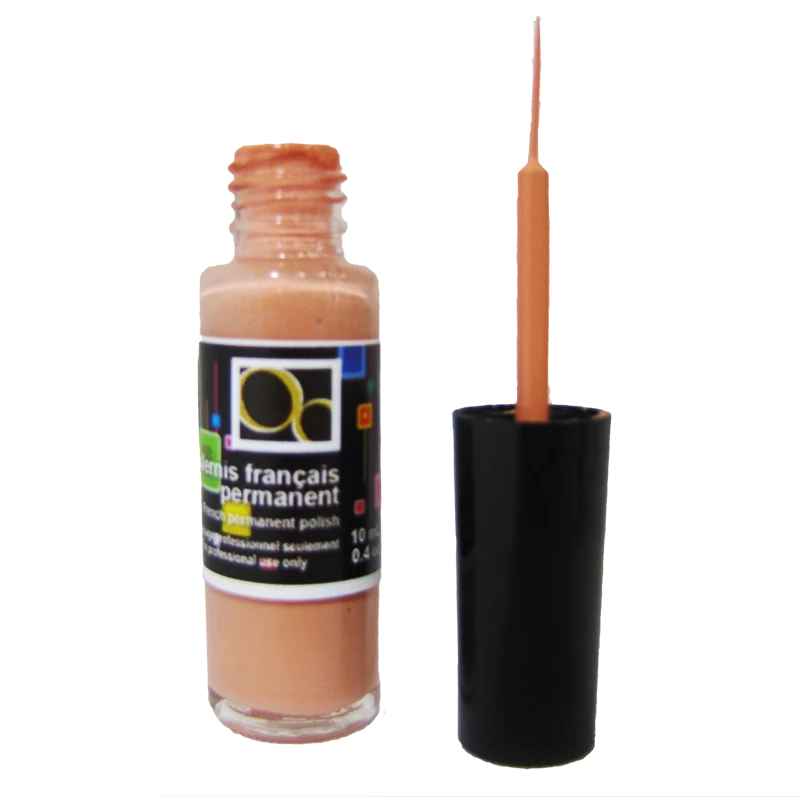 vernis pointe fine saumon