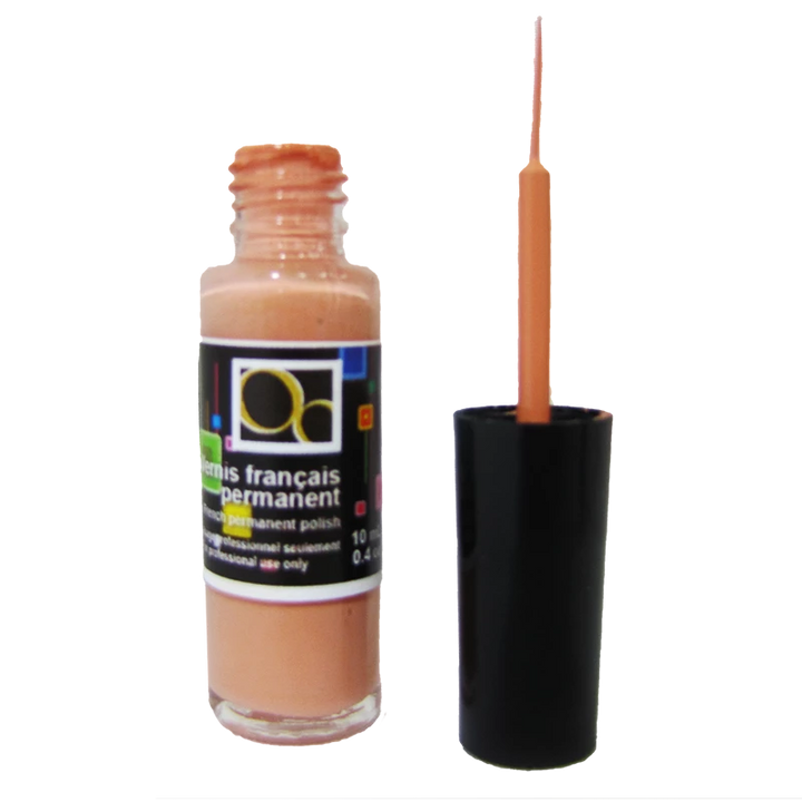 vernis pointe fine saumon