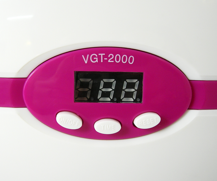 Nettoyeur Ultrasonic Rose+Timer Pour Dissoudre VGT-2000