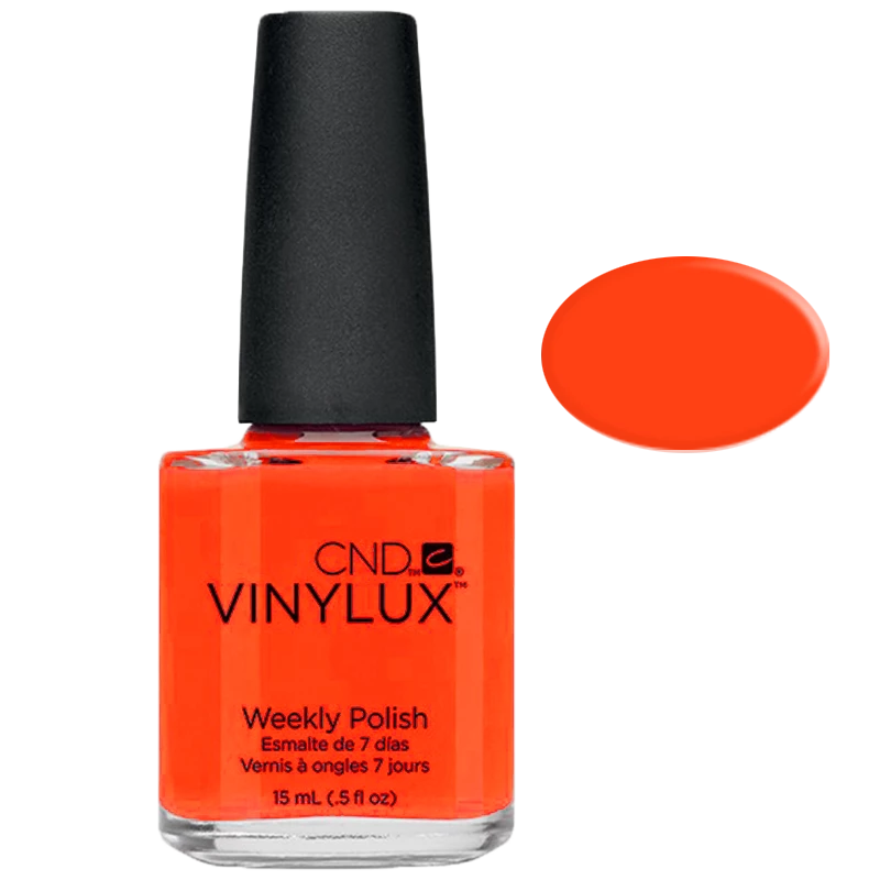 Vinylux Nail Polish 112 Electric Orange 15 mL CND
