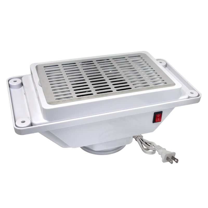 Ventilateur de Table Encastrable Blanc 