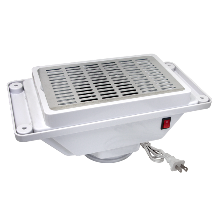 Ventilateur de Table Encastrable Blanc 