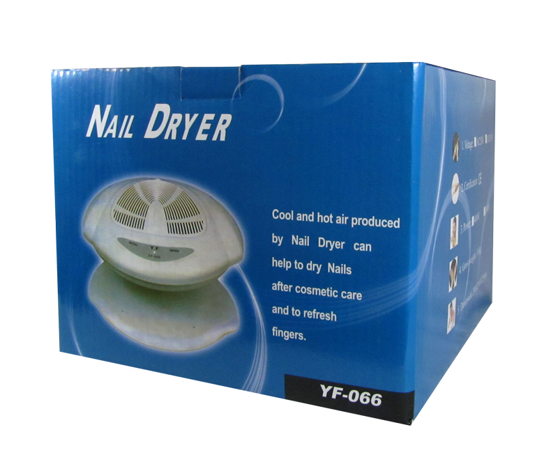 Electric Automatic Nail Polish Dryer Doble, White (YF-066B)