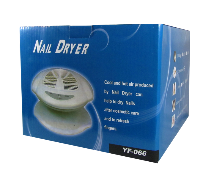 Electric Automatic Nail Polish Dryer Doble, White (YF-066B)