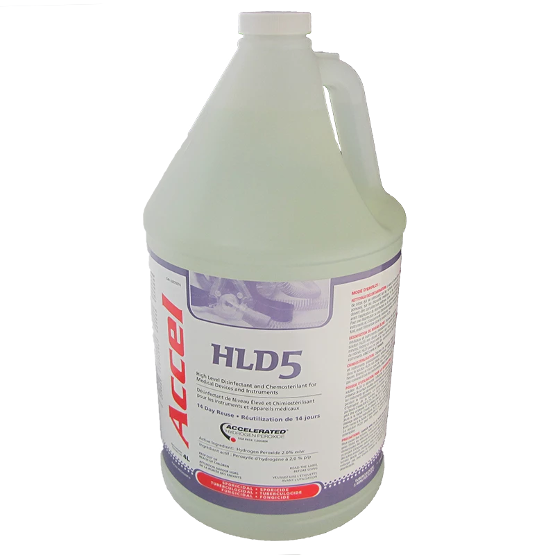 Accel HLD5 Désinfectant Radical en 5 minutes (4 litres)
