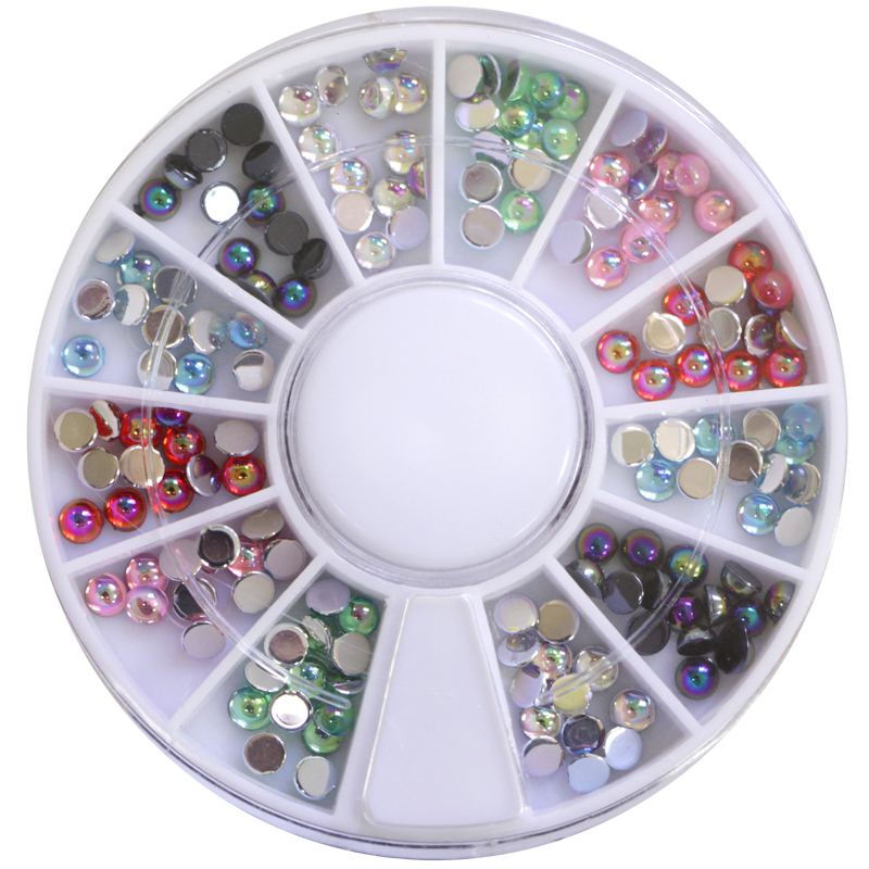 Pearl Wheel - round shape - Various Colors Holographic