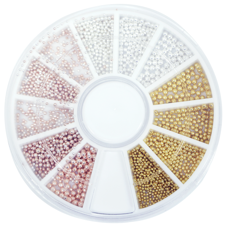 Metallic Pearl Wheel - Gold, Silver and Rose Gold