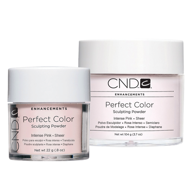CND Perfect Color Intense Pink Sheer Poudre Rose Intense Diaphane