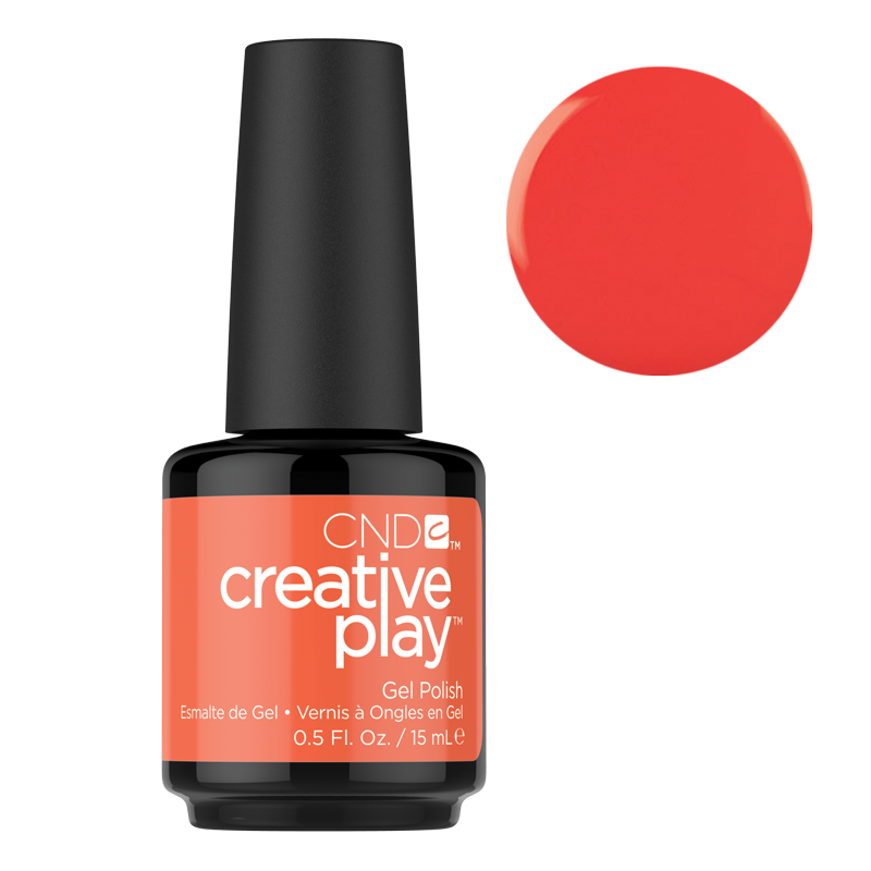 CND Creative Play Gel Polish #422 Mango About Town Red - CND Creative Play