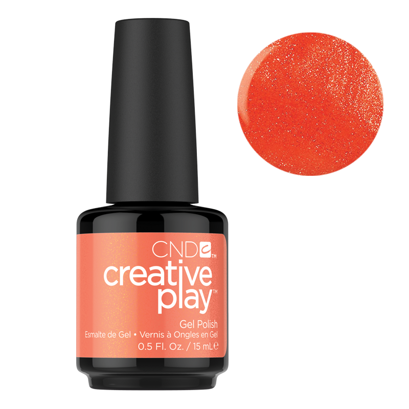 CND Creative Play Gel Polish #421 Orange You Curious 0.5oz