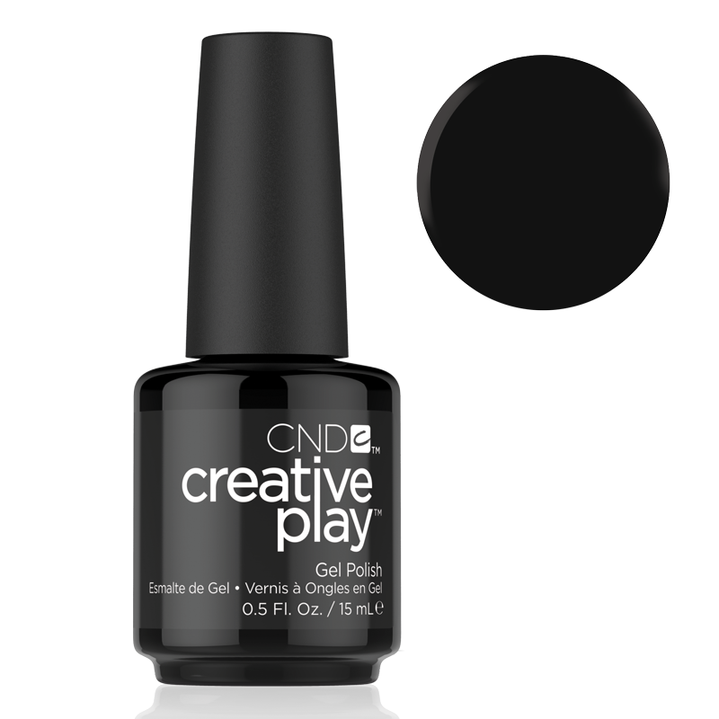 CND Creative Play Gel Polish #451 Black Forth 0.5oz