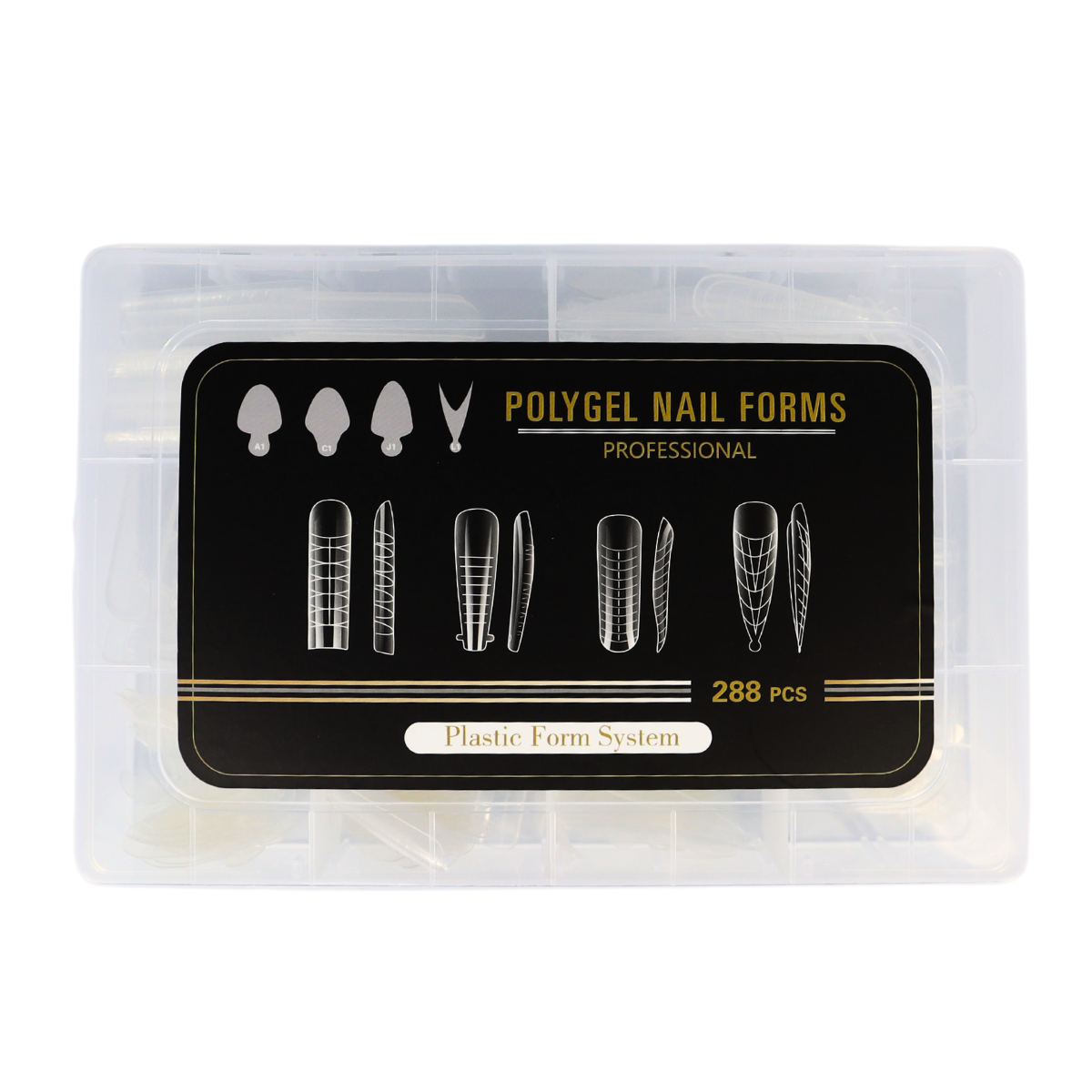 Dual System Form for Nails Popits (288 pcs)