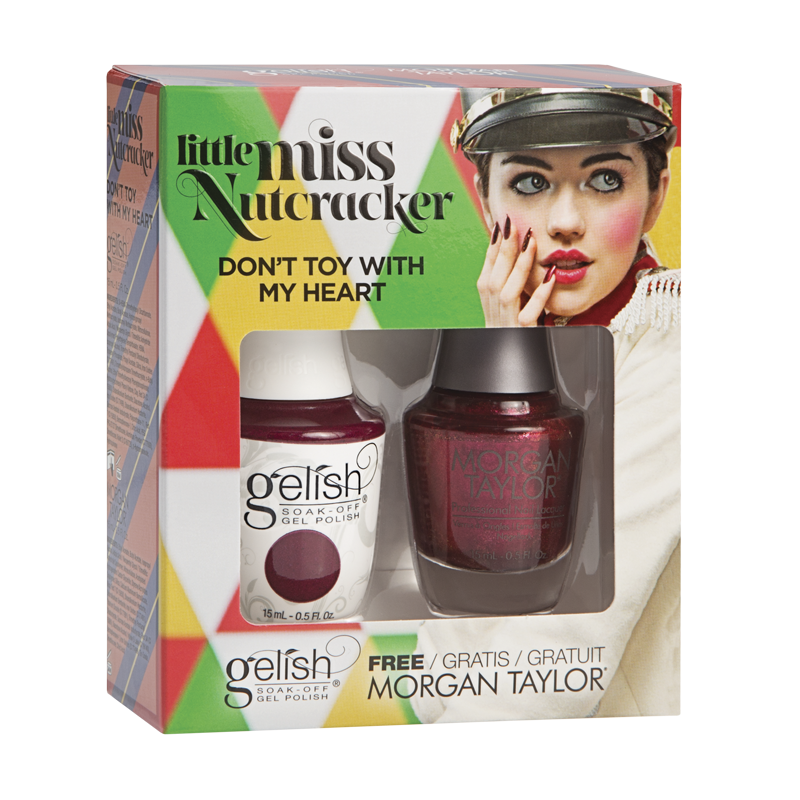 Gelish Vernis UV + Morgan Taylor Don't Toy with my Heart 15 ml