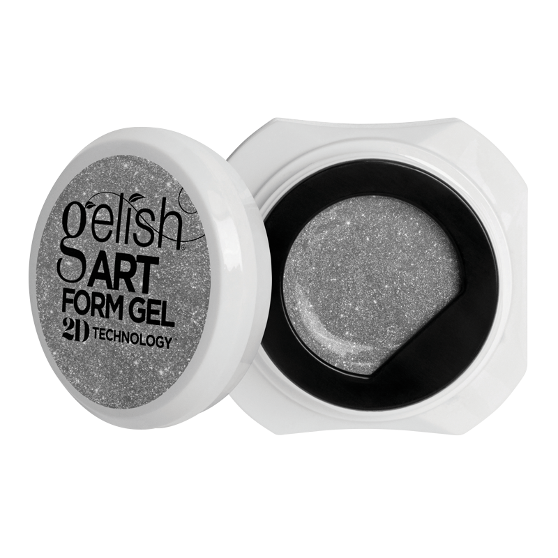 Gelish Art Form Gel - Effet Argent Brillant 5g