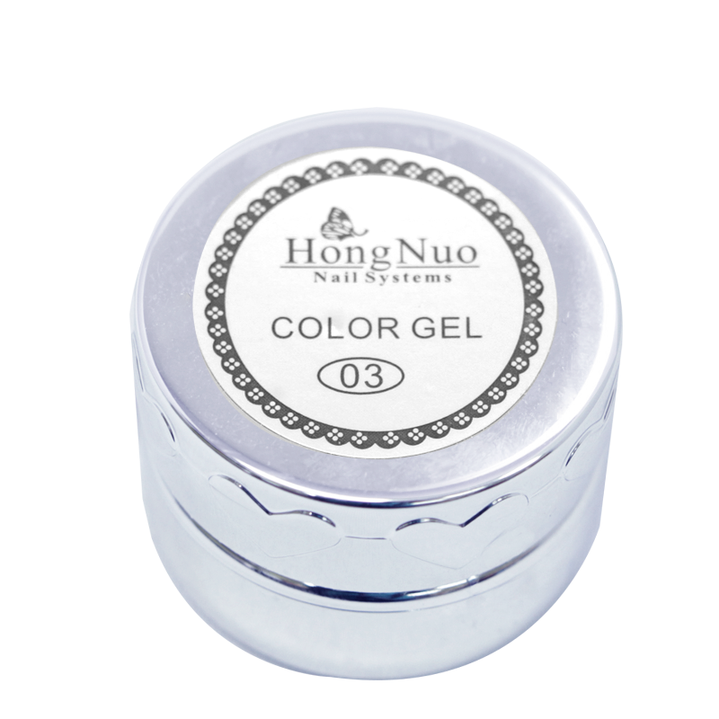 Gel Élastique UV/LED #03 Blanc 8mL (Hong Nuo)