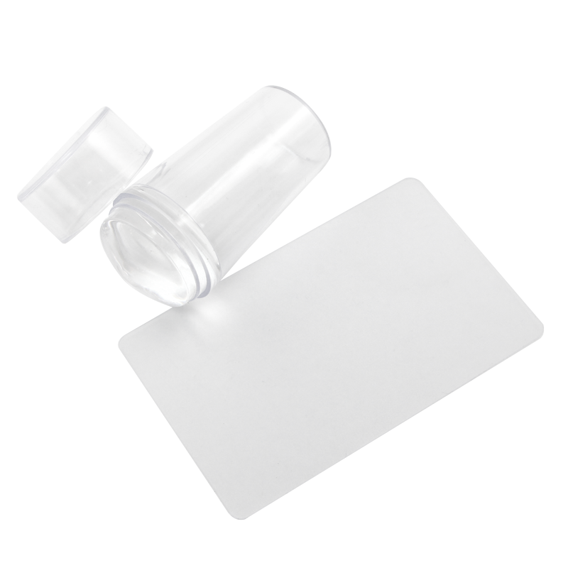 Grattoir et tampon pour stamping XL transparent (26mm de lar