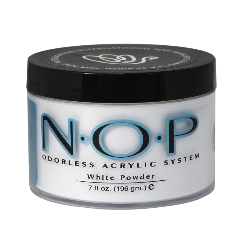 INM N.O.P. Odorless Acrylic Powder White 7oz