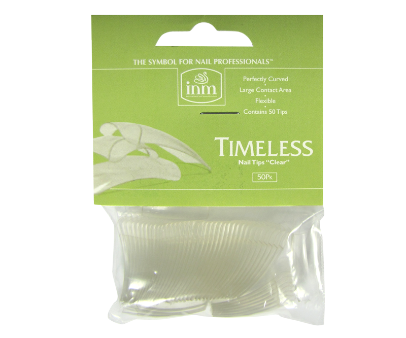 INM Prothèses Timeless Clear Nail Tips 50 pcs #8 (INMTIPTC8)