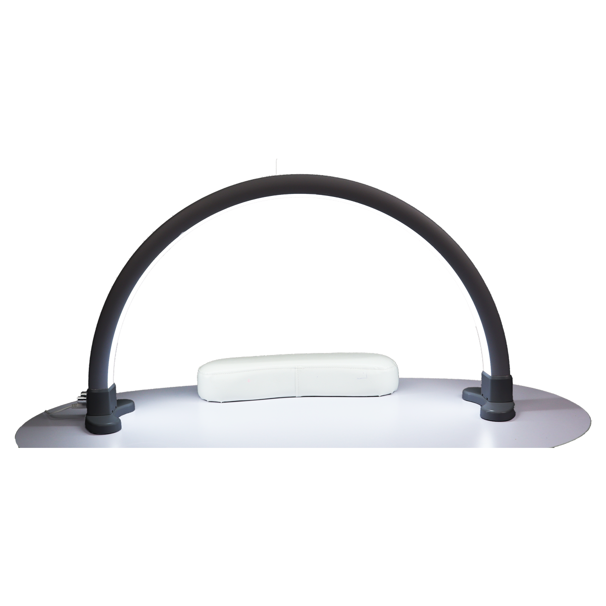 Lampe de Table LED Demi-Lune Noire avec Brillants 72cm 110V