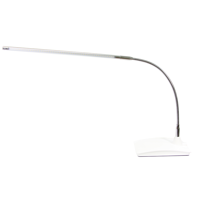 Lampe de Table LED FX019A Argent et Blanche 110V